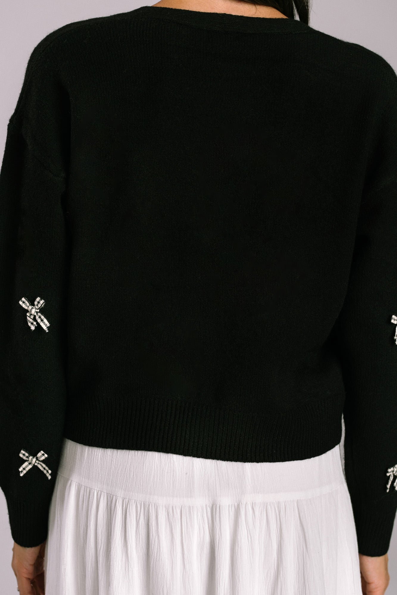 Bow Knit Cardigan