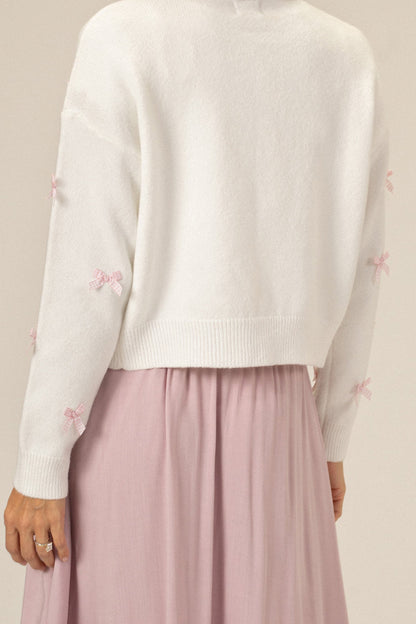 Bow Knit Cardigan