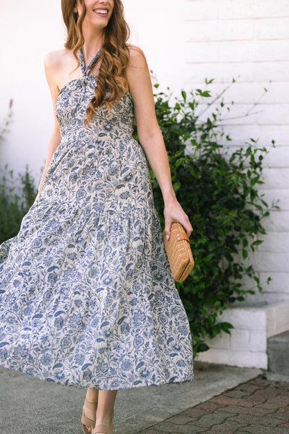Halter Tiered Dress