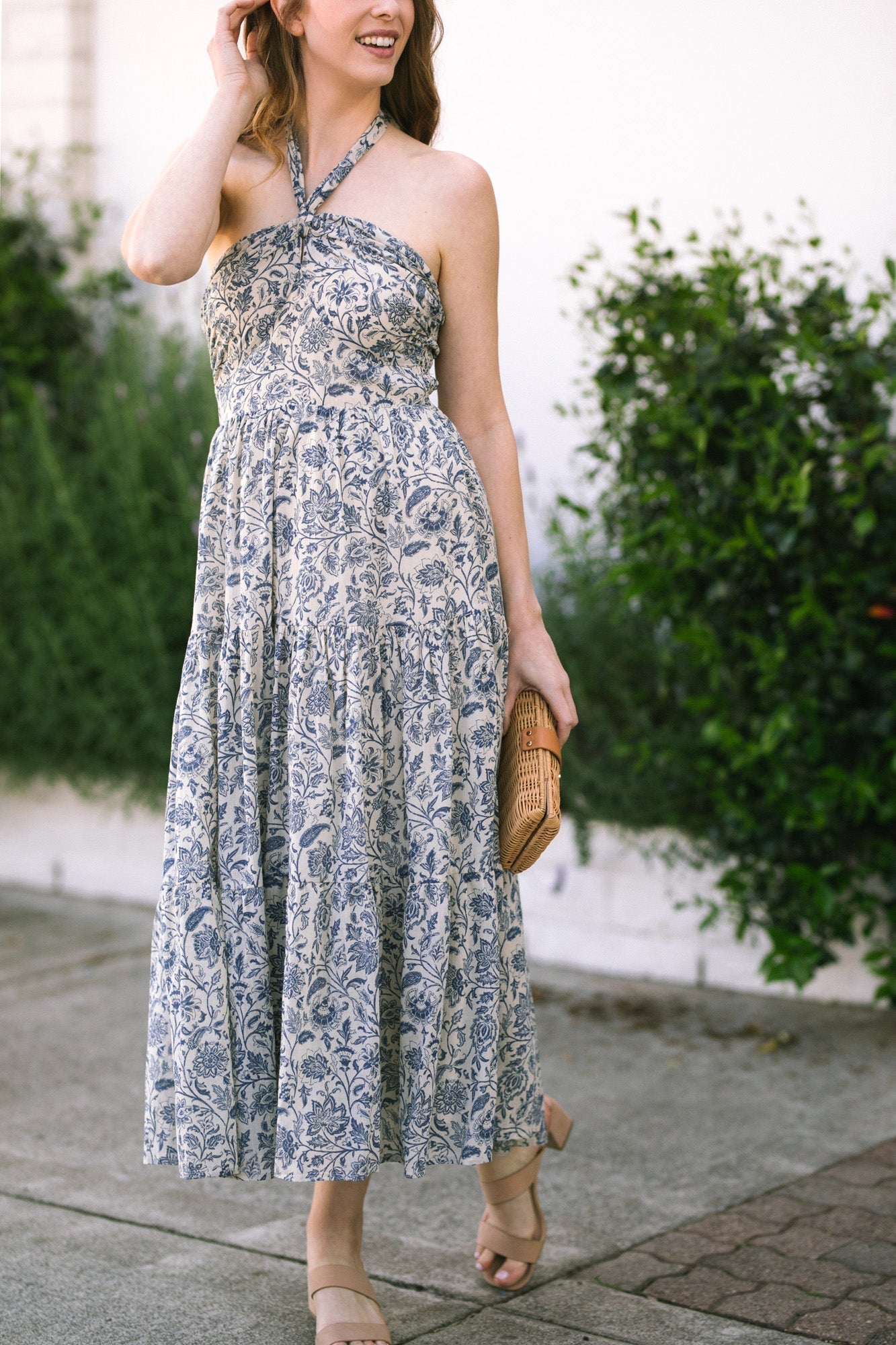 Halter Tiered Dress