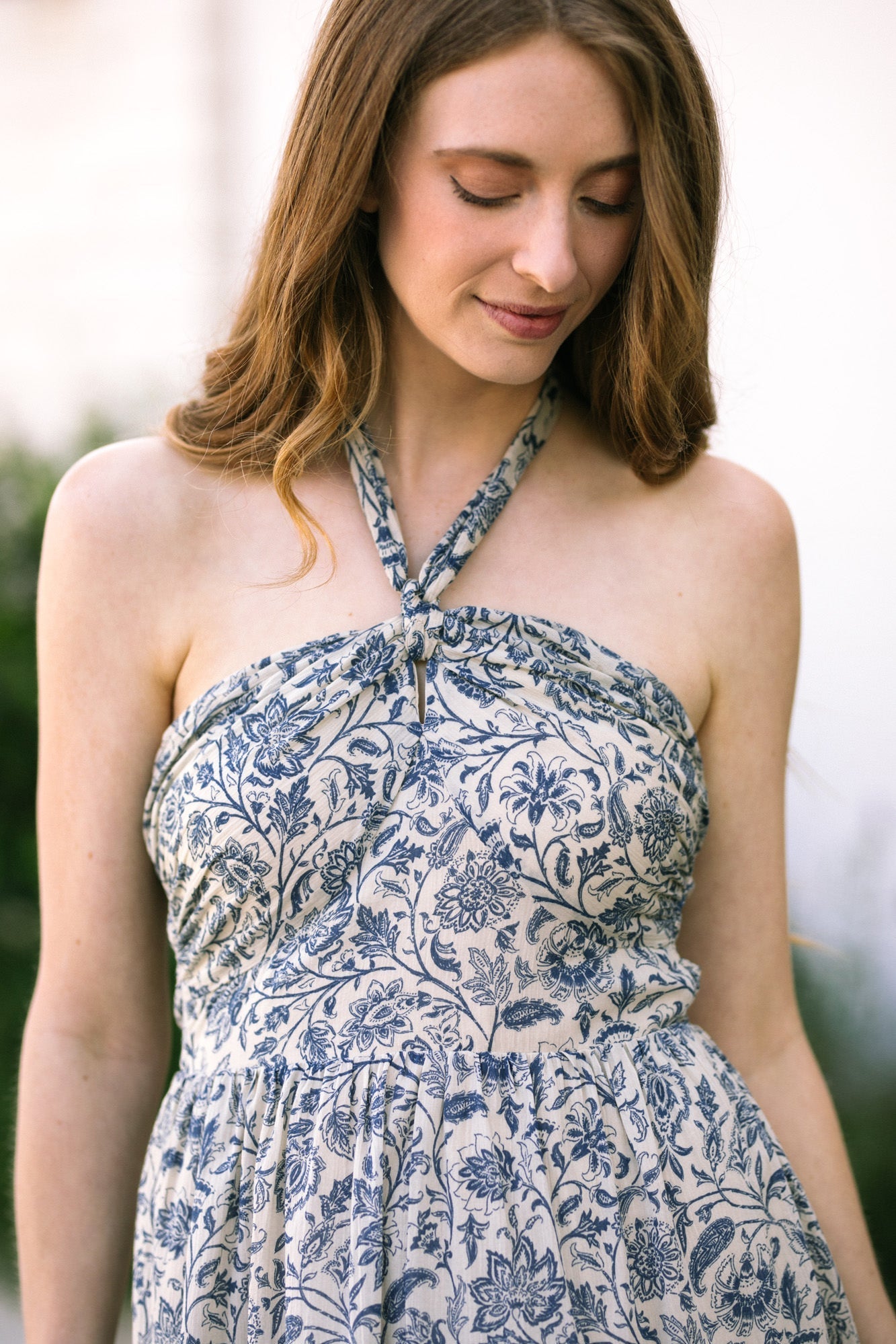 Halter Tiered Dress