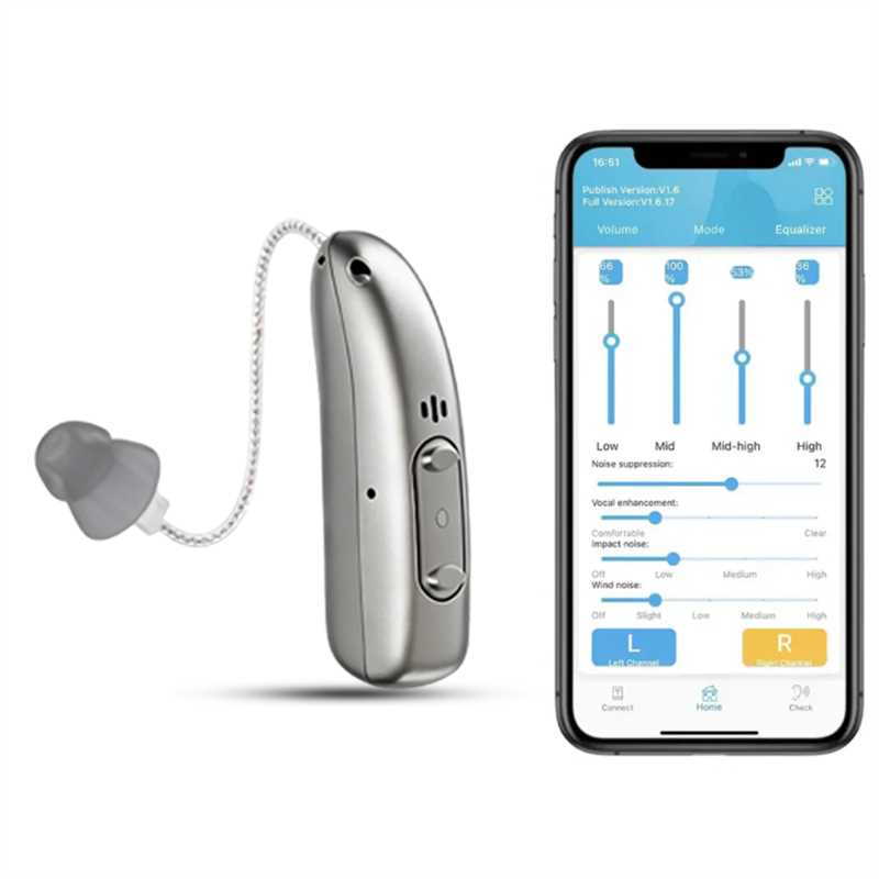 Smart, Self-Fitting Bluetooth Hearing Aids (App Controlled)