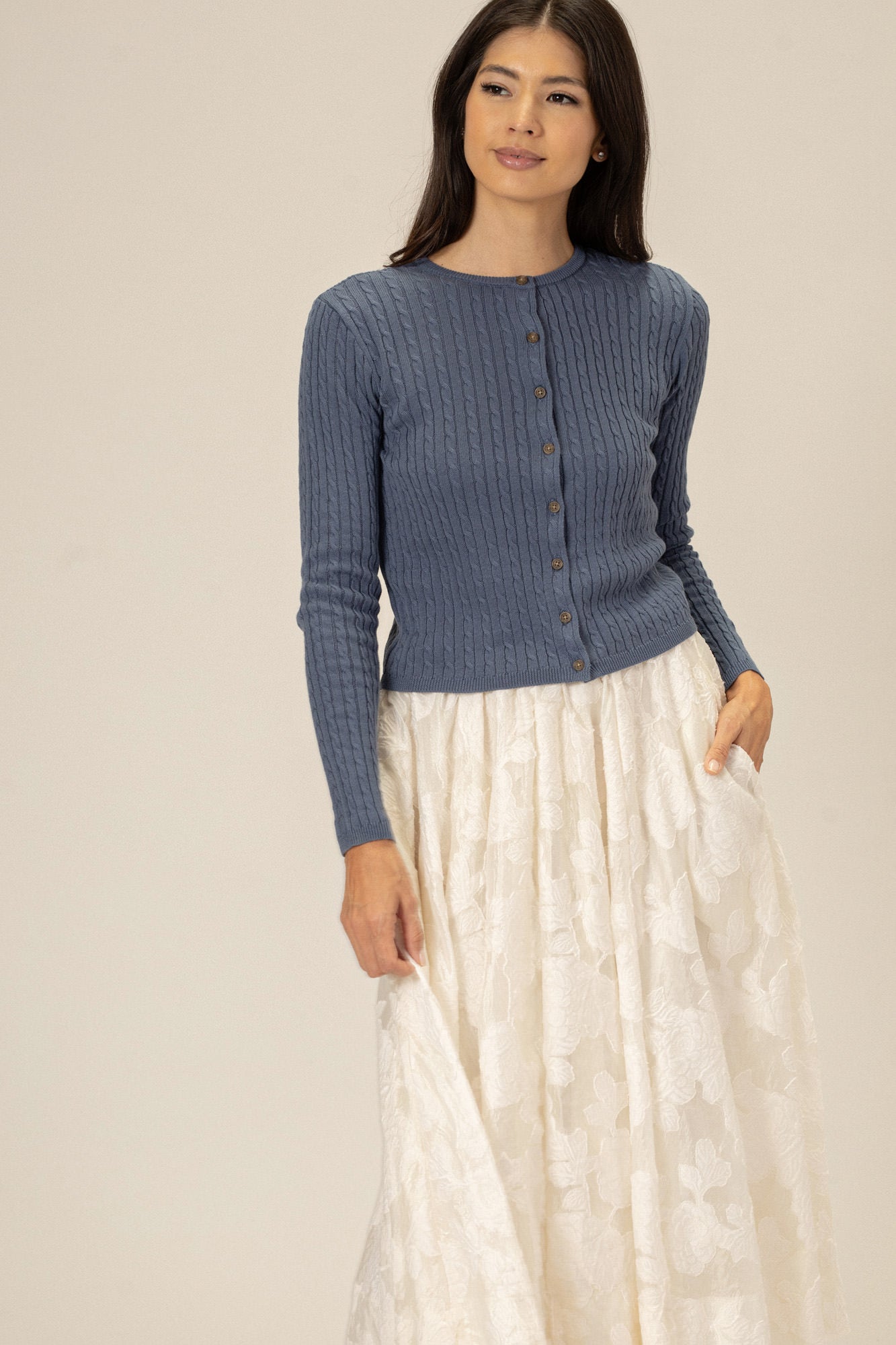 Cable Knit Cardigan