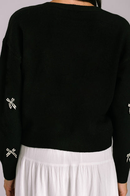 Bow Knit Cardigan