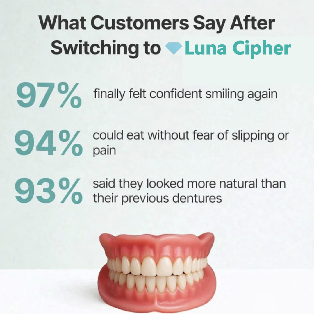 🔥Final 4 Hours: 50%OFF👑2026 Eaily Hot Sale Ends Today Luna Cipher Custom Custom-Fit Full Functional DenturesMake you more confident – Made in the USA & FDA-Certified