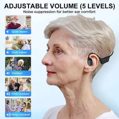 💥Feel the Joy.💖 💥 LIMITED TIME OFFER!🔥ROSOPL Bone Conduction Smart Hearing Aids Amplifier – Patented Transducer, Best Bone Conduction Aid✅made in the USA✅🔥Limited stock available!🔥