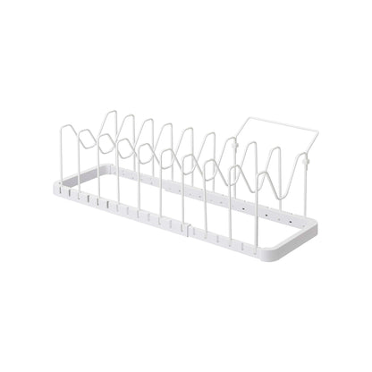 Adjustable Pot Lid Organizer - Steel