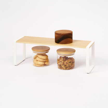 Single-Tier Riser - Steel + Wood